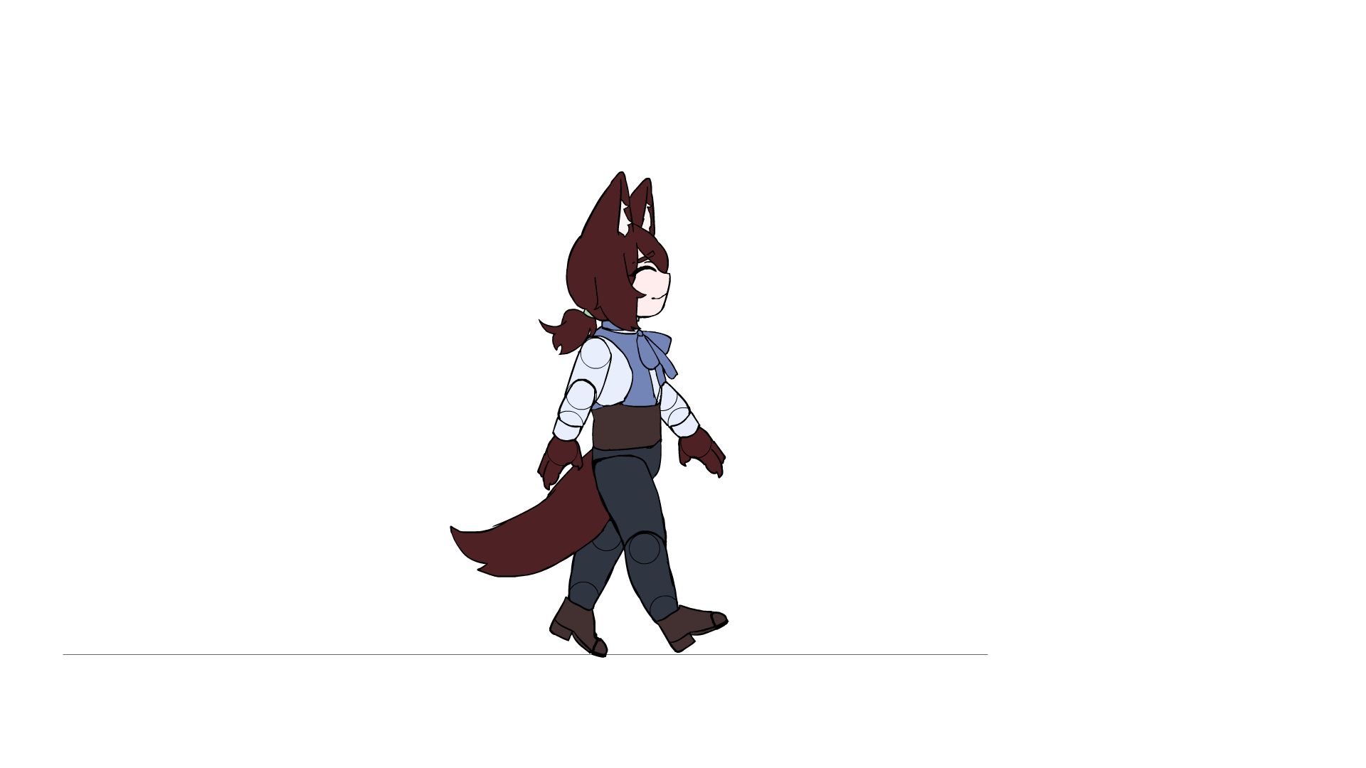 Adrian Character Walk - Animate