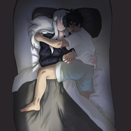 Magkayakap sa Dilim - Clip Studio Paint