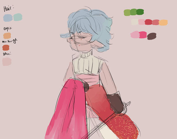 Bricen Casual Concept - Clip Studio Paint