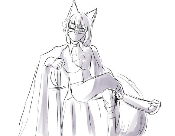 Older Bricen Concept Sketch - Clip Studio Paint