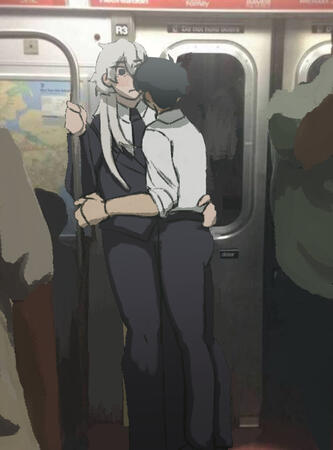 GrandHoyeol on the Train - Clip Studio Paint