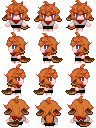 Ajax Spritesheet - Aseprite